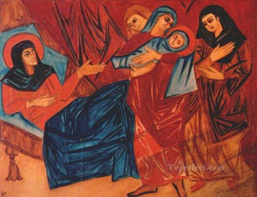 150の主題の芸術作品 Painting - キリスト降誕キリスト教カトリック